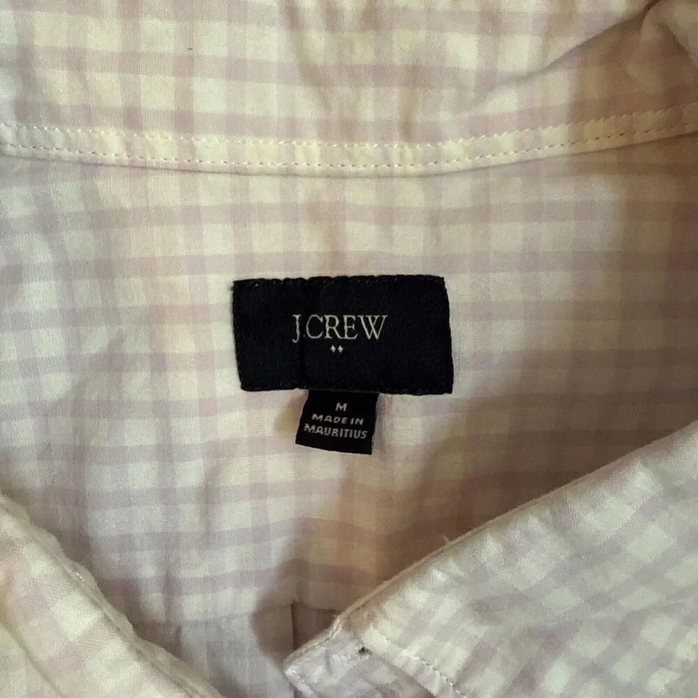 Jcrew Men's Pink Shirt